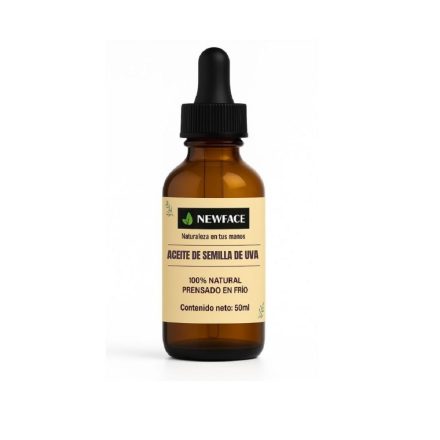 ACEITE DE SEMILLA DE UVA PRENSADO EN FRÍO X 50ml - NEWFACE